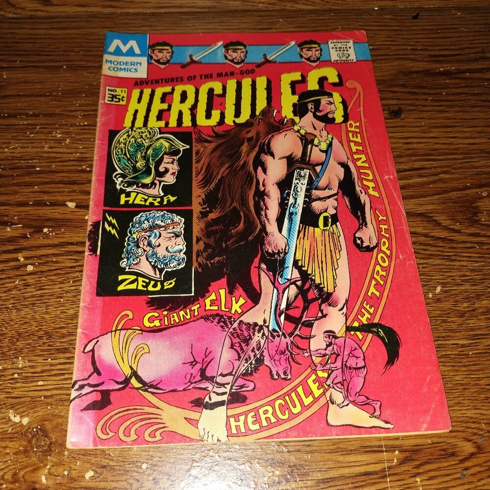 Adventures of the Man-God Hercules #11 (Modern Comics, 1978)